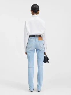 The straight de-Nîmes denim pants