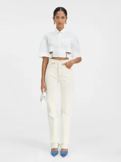 The straight de-Nîmes denim pants