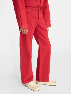 The straight de-Nîmes denim pants