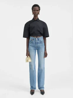 The straight de-Nîmes denim pants