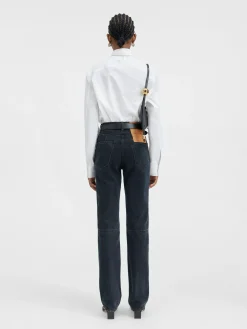 The straight de-Nîmes denim pants