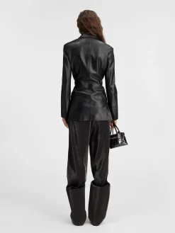 The Tibau leather jacket