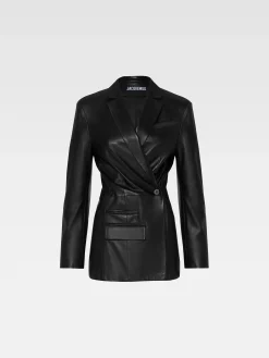 The Tibau leather jacket