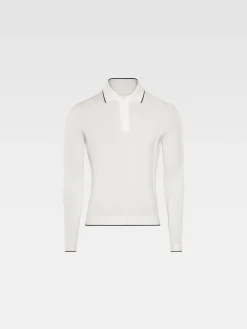 The Tricot long-sleeve polo shirt