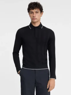 The Tricot long-sleeve polo shirt