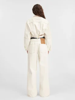 The wide de-Nîmes denim pants