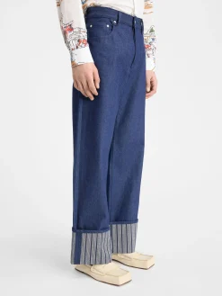 The wide de-Nîmes denim pants