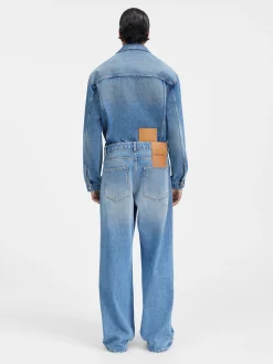 The wide de-Nîmes denim pants