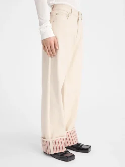 The wide de-Nîmes denim pants