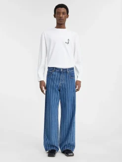 The wide de-Nîmes denim pants