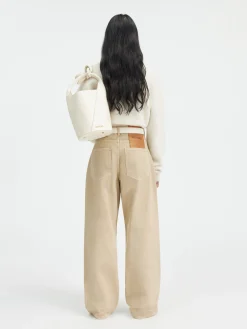 The wide de-Nîmes denim pants