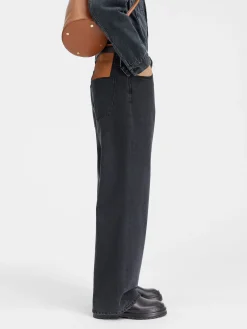 The wide de-Nîmes denim pants