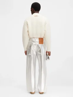 The wide de-Nîmes denim pants